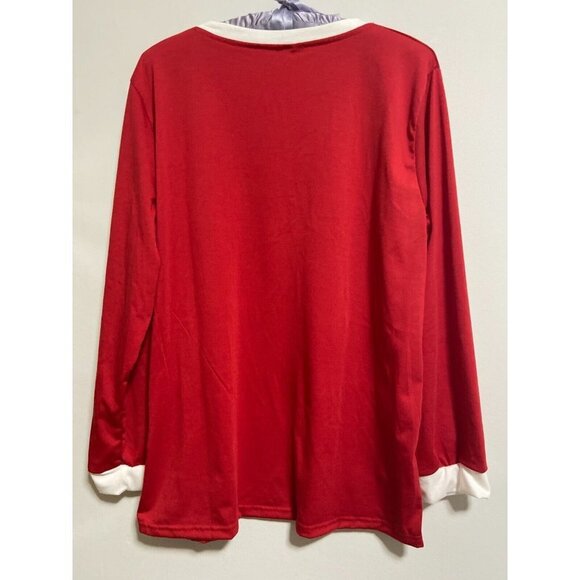 Women Long Sleeve Elastic Waist Christmas Pajamas Set "La Jefa" - Picture 9 of 15